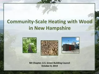Community-Scale Heating with Wood in New Hampshire