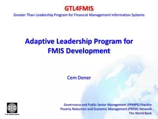 GTL4FMIS Greater Than Leadership Program for Financial Management Information Systems