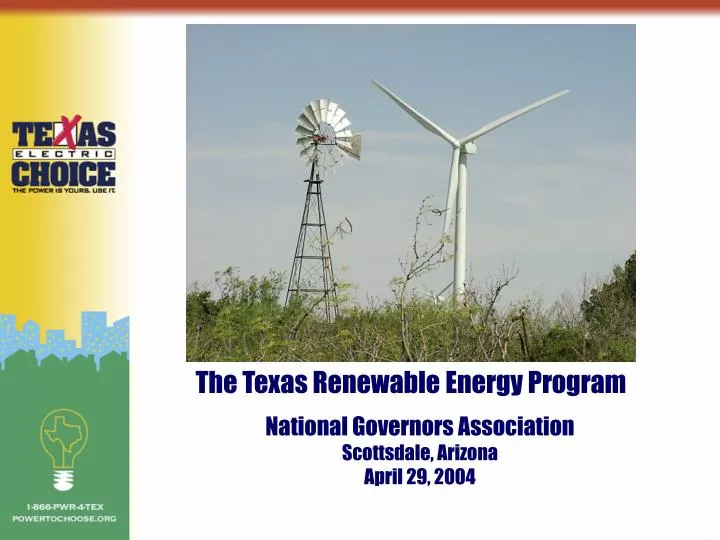 the texas renewable energy program