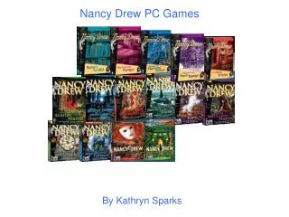 Nancy Drew PC Games