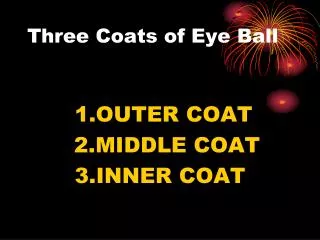 Three Coats of Eye Ball