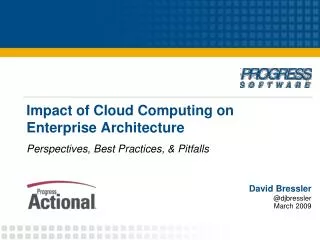 Impact of Cloud Computing on Enterprise Architecture