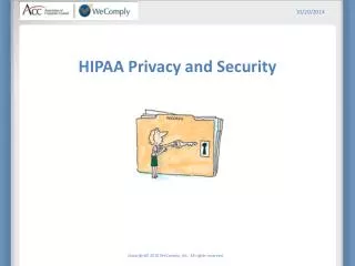 HIPAA Privacy and Security