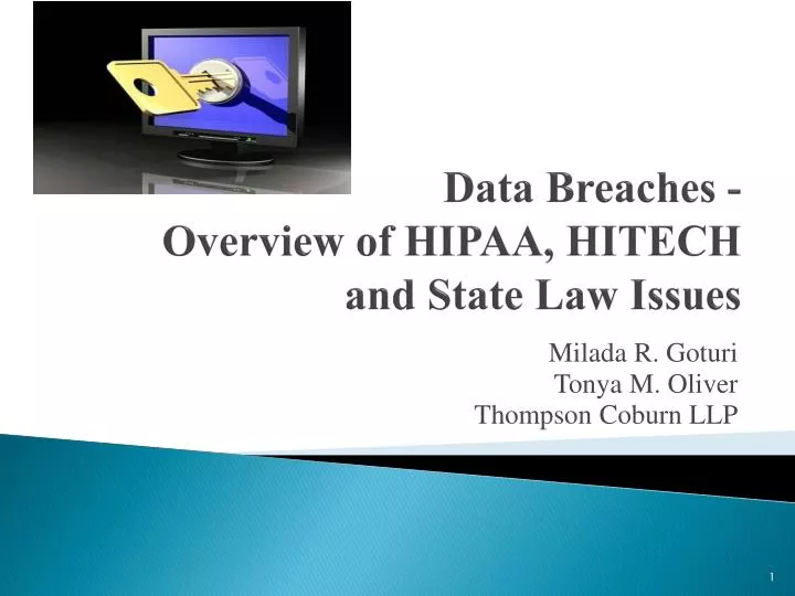 data breaches overview of hipaa hitech and state law issues