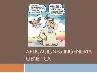 aplicaciones ingenier a gen tica