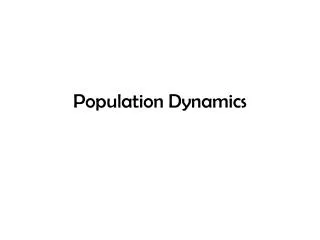 Population Dynamics