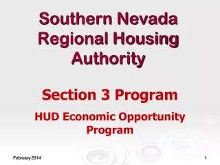 Southern Nevada Regional Housing Authority