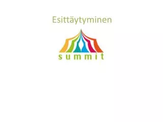 esitt ytyminen