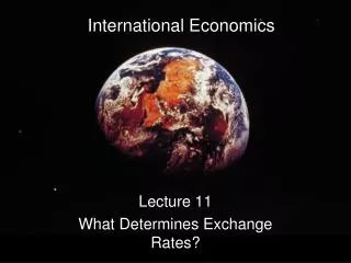 international economics