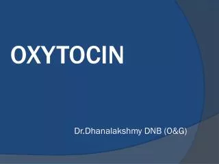 OXYTOCIN