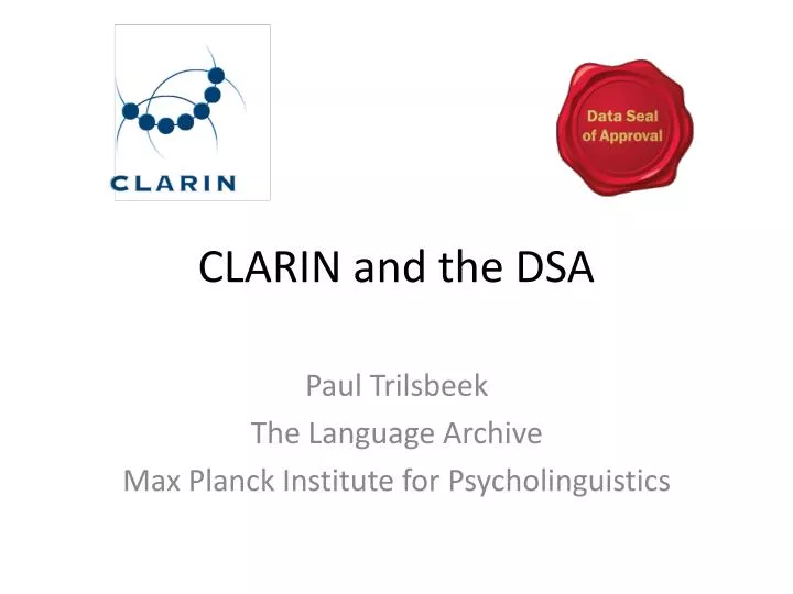 clarin and the dsa