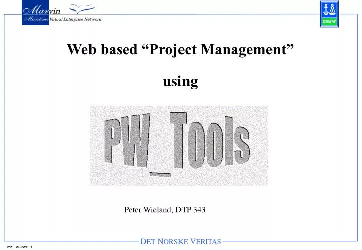 web based project management using