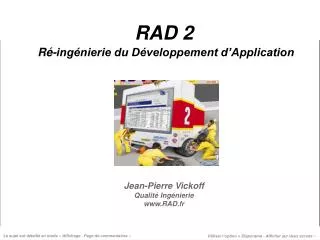 rad 2 r ing nierie du d veloppement d application