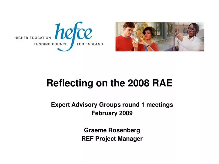 reflecting on the 2008 rae