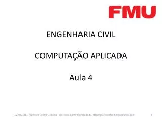 engenharia civil computa o aplicada aula 4