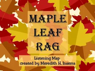 Maple Leaf Rag