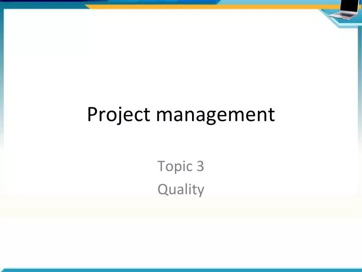 project management