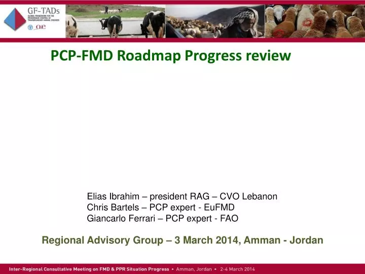 pcp fmd roadmap progress review