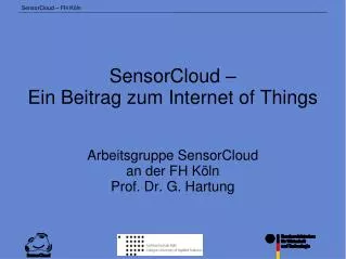 sensorcloud ein beitrag zum internet of things