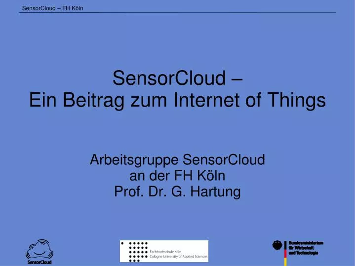 sensorcloud ein beitrag zum internet of things