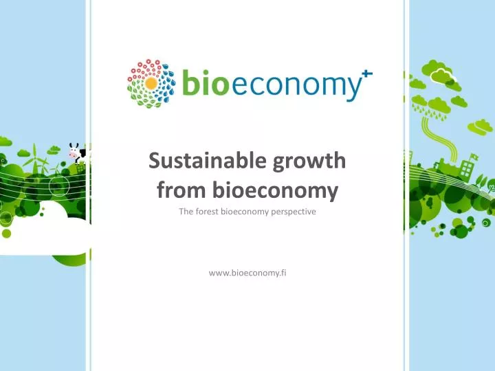 sustainable growth from bioeconomy