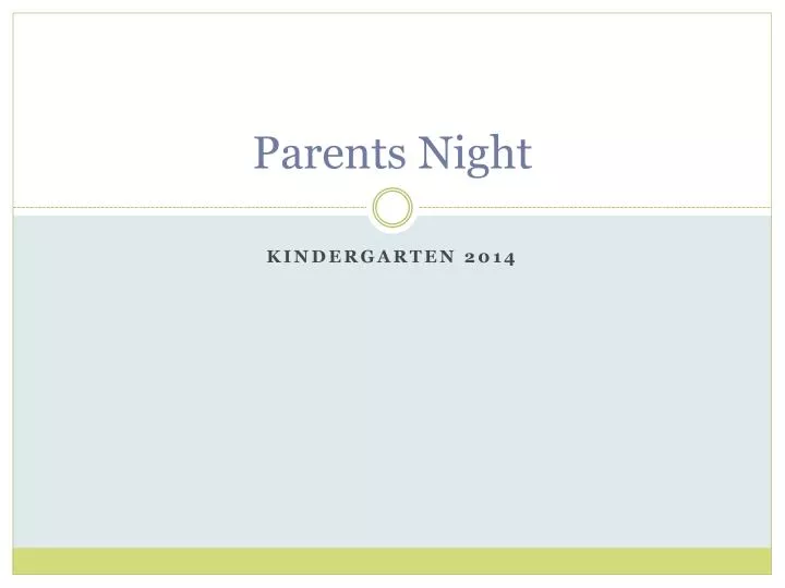 parents night