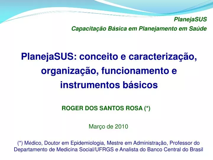 planejasus conceito e caracteriza o organiza o funcionamento e instrumentos b sicos