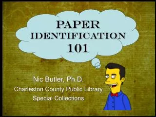 Paper Identification 101