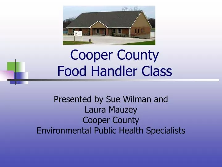 cooper county food handler class