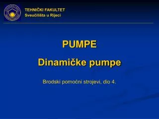 pumpe dinami ke pumpe