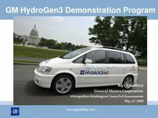 GM HydroGen3 Demonstration Program