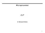 Microprocessor CUT Dr Mohamad KHALIL - slide 1