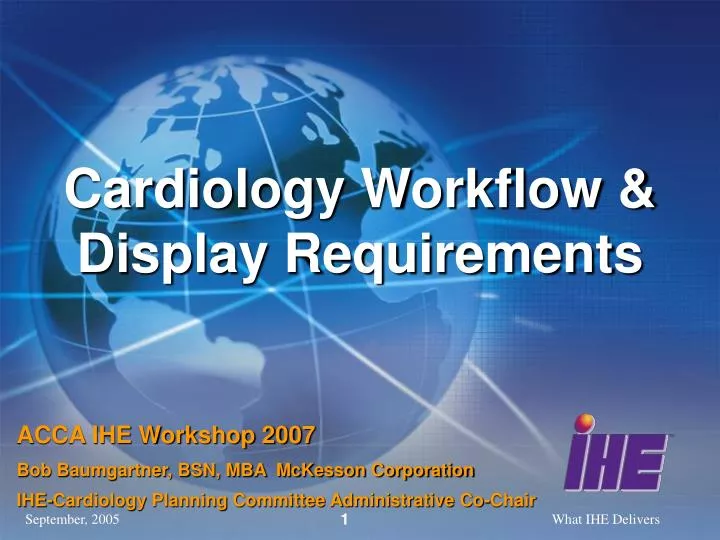 cardiology workflow display requirements