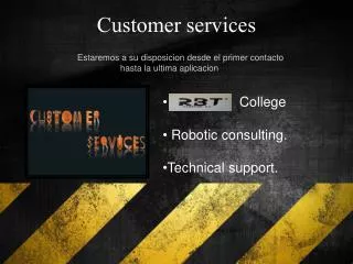 Customer services