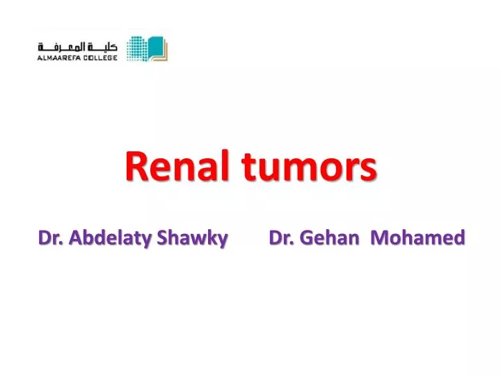 renal tumors