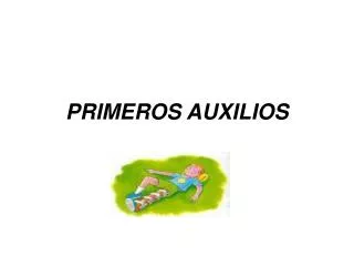 primeros auxilios