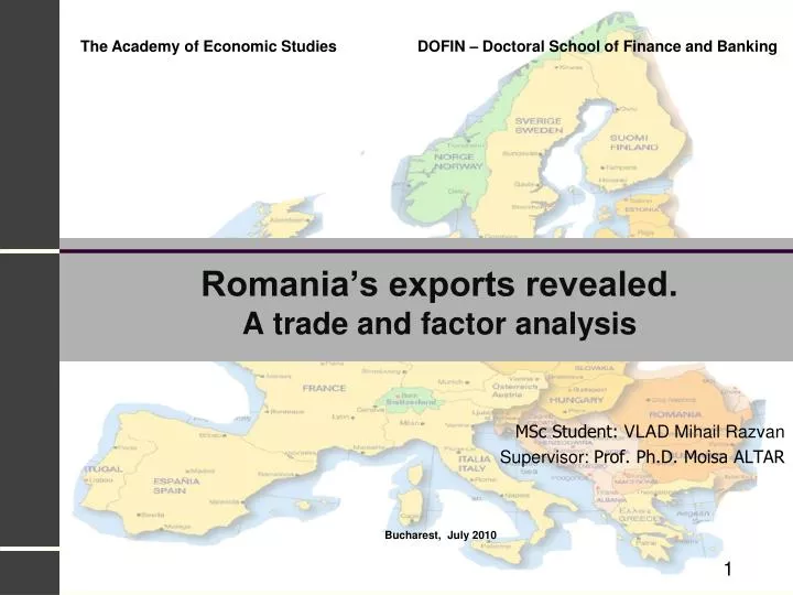 romania s exports revealed a trade and factor analysis