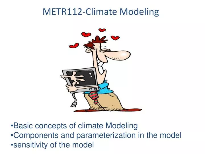 metr112 climate modeling