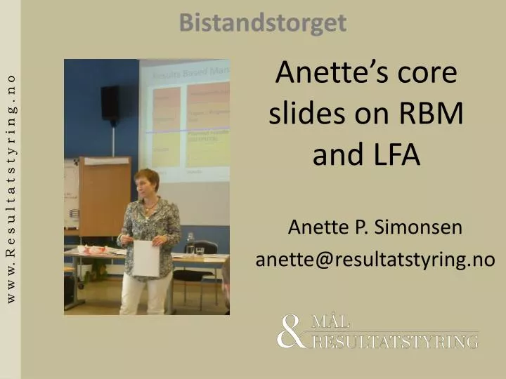 anette s core slides on rbm and lfa