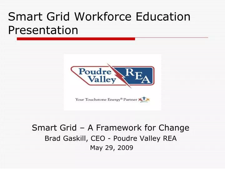 smart grid workforce education presentation
