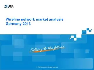 Wireline network market analysis Germany 2013