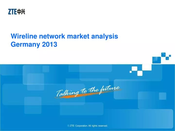 wireline network market analysis germany 2013