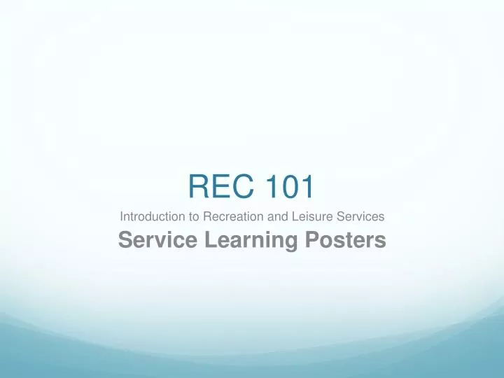 rec 101