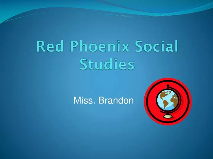 red phoenix social studies