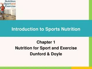 Introduction to Sports Nutrition