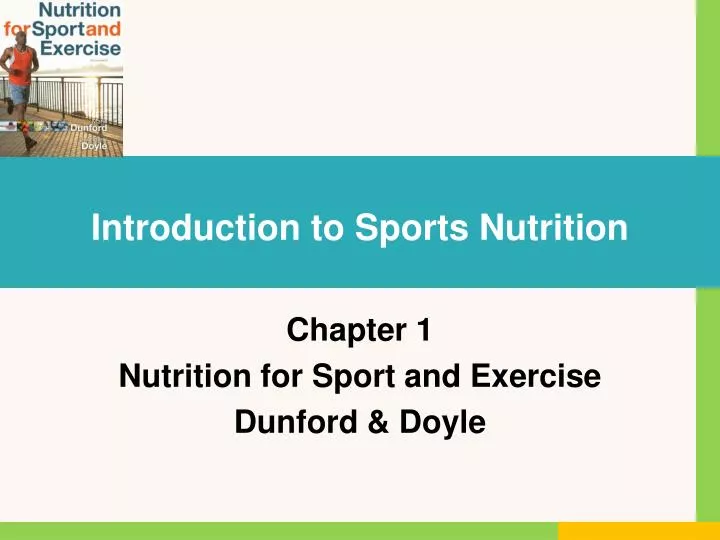 introduction to sports nutrition