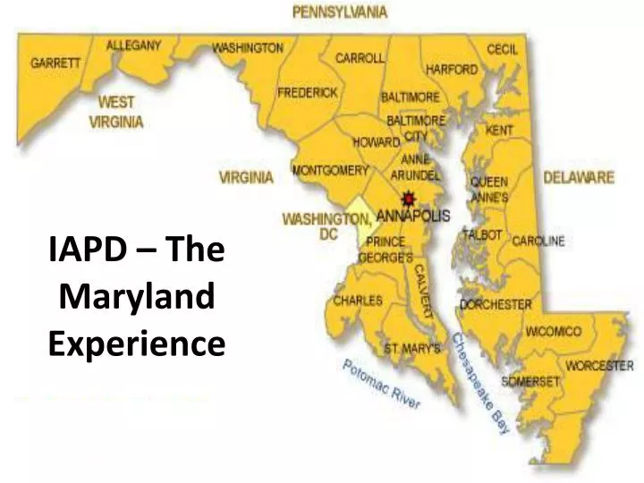 iapd the maryland experience