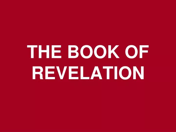 the book of revelation