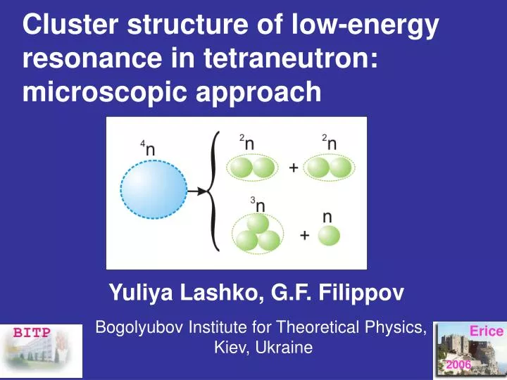 cluster structure of low energy resonance in tetraneutron microscopic approach