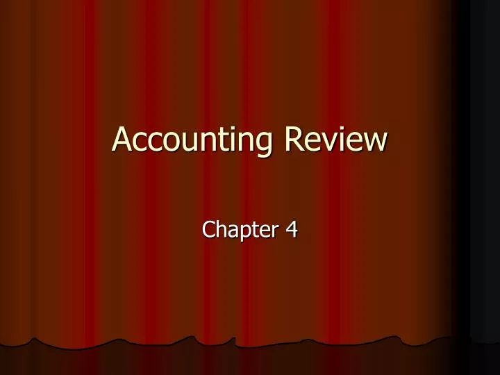 accounting review